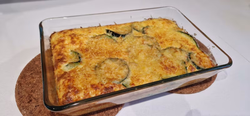 Zucchini and comté gratin