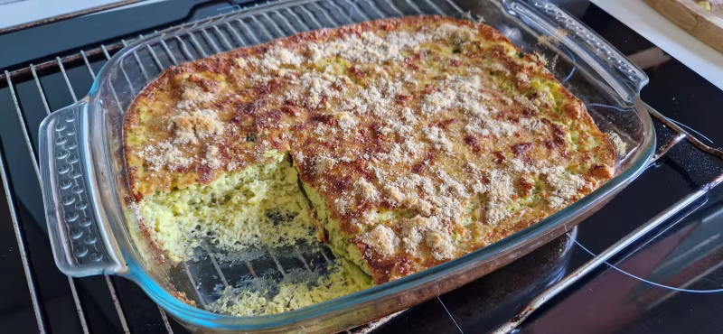 Zucchini gratin